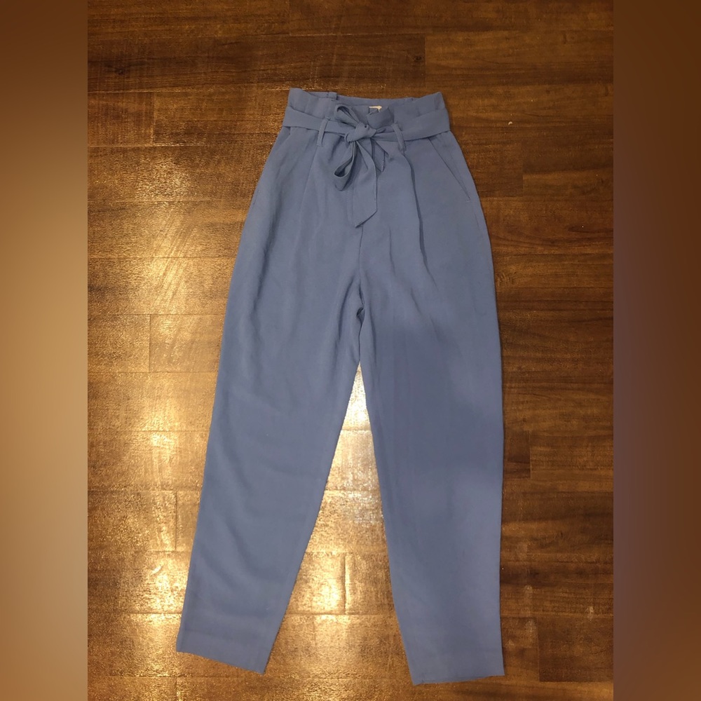 H&M Blue Paperbag Pants- Size 2